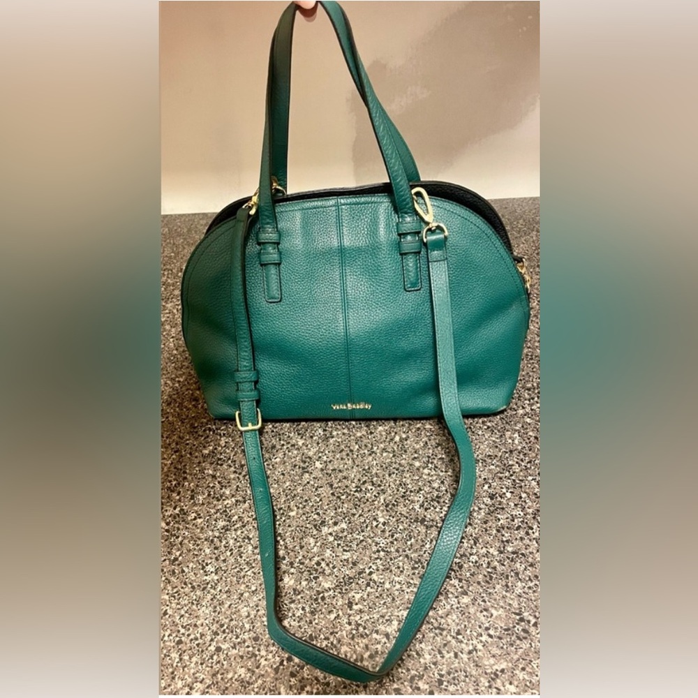 *** LIKE NEW!! *** VERA BRADLEY Diana Crossbody Satchel ** Genuine Leather…